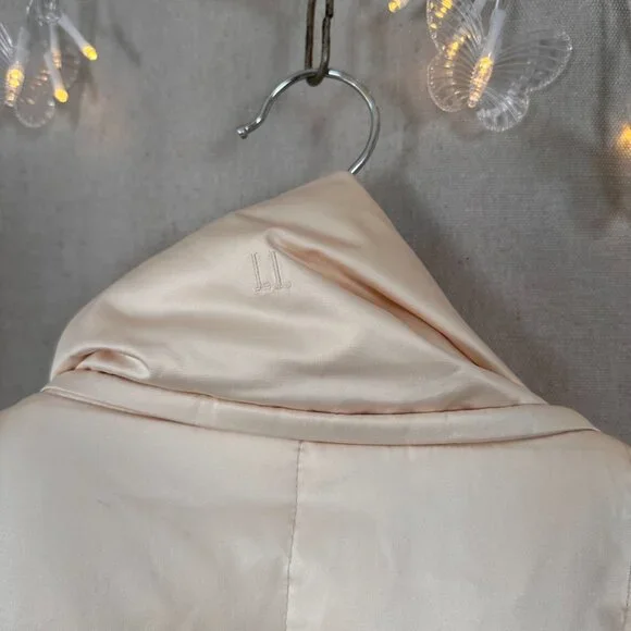 Larry Levine Cream Down Puffer Jacket  |  Size M - Picture 5 of 13